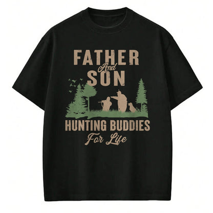 Best Wife Shirt, Wife and Husband Unisex T-Shirt/Hoodie/Sweatshirt HLT00 - Father and Son Hunting Buddies For Life Hunter Husband Dad T-Shirt