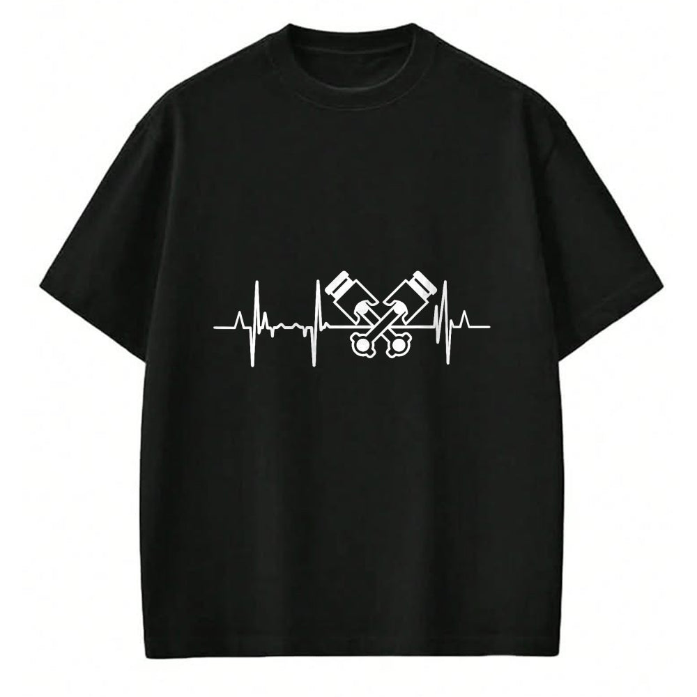 Best Mechanic Life Shirt, Funny Mechanic UnisexT-Shirt/Hoodie/Sweatshirt HLT00 - Car Mechatronics Engineer Heartbeat Car Mechanic T-Shirt