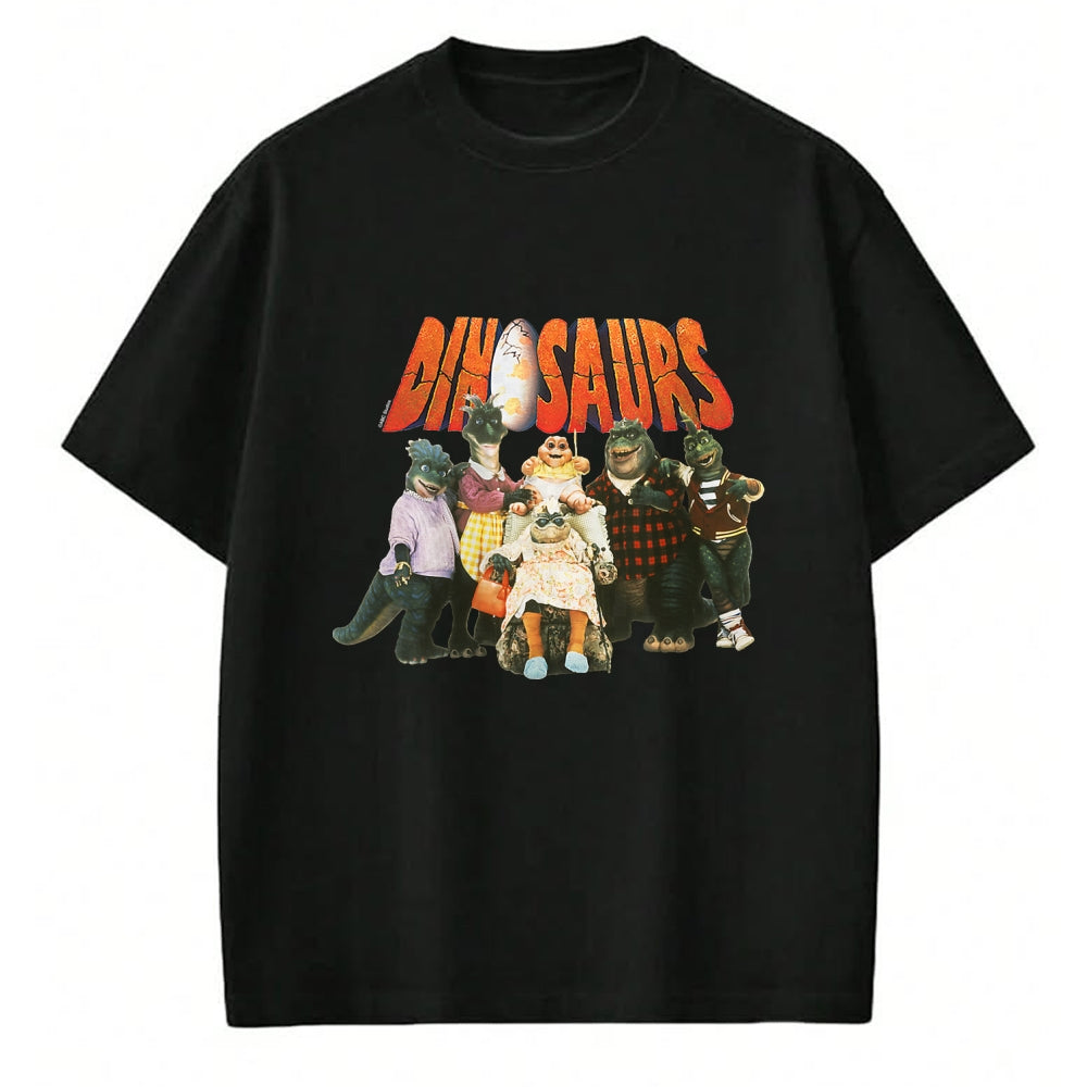 Best Dinosaur Lover Shirt, Funny Dinosaur UnisexT-Shirt/Hoodie/Sweatshirt HLT00 - Dinosaurs Character Group with Logo Retro TV Show T-Shirt