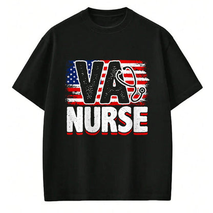 Funny Nurse Shirt, Nurse Unisex T-Shirt/Hoodie/Sweatshirt HLT00 - VA Nurse, Veteran & Patriot Nursing, US Military Nurse T-Shirt