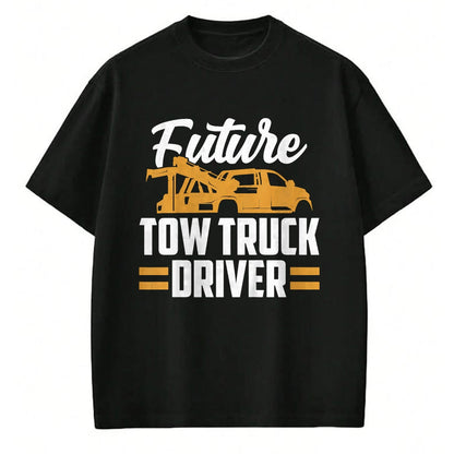 Best Truck Driver Life Shirt, Funny Trucker UnisexT-Shirt/Hoodie/Sweatshirt HLT00 - Kids Future Tow Truck Driver T-Shirt