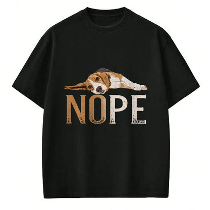Dog Love Shirt, Dog Lover Gift T-Shirt/Hoodie/Sweatshirt HLT00 - Nope Lazy Beagle Funny Dog Lover Vintage Cute Beagle Mom T-Shirt