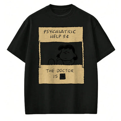 Best Doctor Shirt, Funny Doctor UnisexT-Shirt/Hoodie/Sweatshirt HLT00 - Peanuts - Lucy Doctor is in T-Shirt
