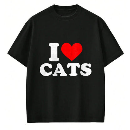 Cat Love Shirt, Funny Cat Lover Gift UnisexT-Shirt/Hoodie/Sweatshirt HLT00 - I Heart Cats - I Heart Cats I Love Cats T-Shirt