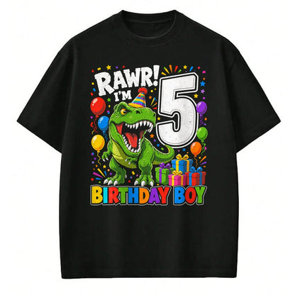 Best Dinosaur Lover Shirt, Funny Dinosaur UnisexT-Shirt/Hoodie/Sweatshirt HLT00 - Dinosaur 5th Five Rawr I_m 5 Birthday Boy T Rex Boys Gifts T-Shirt