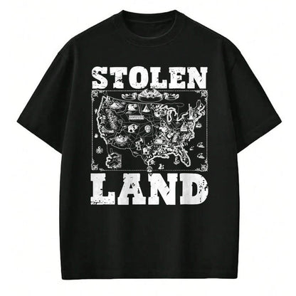 Native American T-Shirts, Vintage Native American Unisex T-Shirt/Hoodie/Sweatshirt HLT00 - Stolen Land Indian Pride Tribes Native American Indigenous
