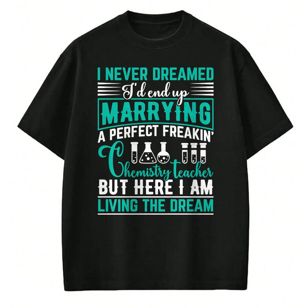 Best Wife Shirt, Wife and Husband Unisex T-Shirt/Hoodie/Sweatshirt HLT00 - Chemistry teacher husband gifts from perfect awesome wife Long Sleeve T-Shirt