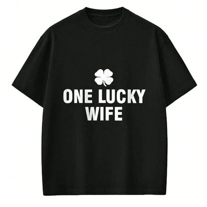 Best Wife Shirt, Wife and Husband Unisex T-Shirt/Hoodie/Sweatshirt HLT00 - Gift for wife T shirt, lucky wife   One Lucky Wife Tank Top (1)