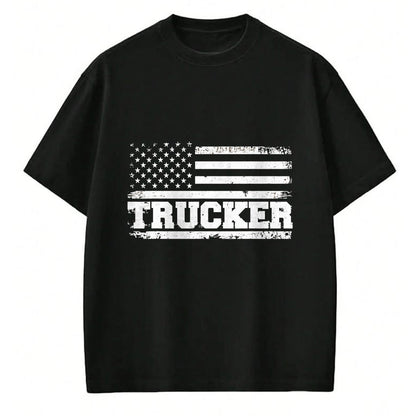 Best Truck Driver Life Shirt, Funny Trucker UnisexT-Shirt/Hoodie/Sweatshirt HLT00 - Truck Driver Trucker Us American Flag Patriotic T-Shirt