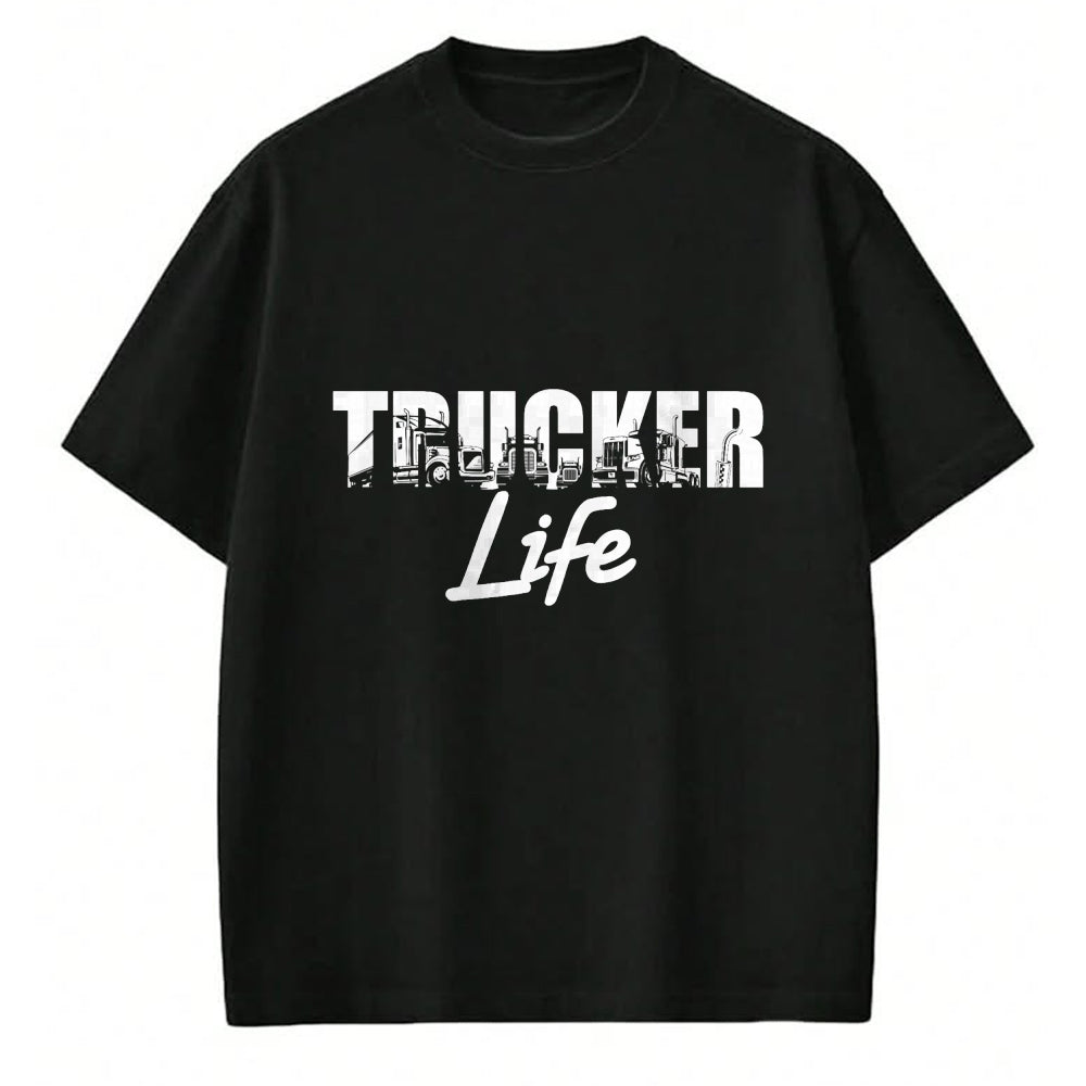 Best Truck Driver Life Shirt, Funny Trucker UnisexT-Shirt/Hoodie/Sweatshirt HLT00 - Truck Driver Trucker Life T-Shirt