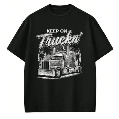 Best Truck Driver Life Shirt, Funny Trucker UnisexT-Shirt/Hoodie/Sweatshirt HLT00 - Semi Truck Driver Trucking T-Shirt (9)
