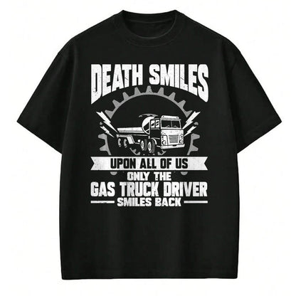 Best Truck Driver Life Shirt, Funny Trucker UnisexT-Shirt/Hoodie/Sweatshirt HLT00 - Gas Trucker Tanker Gas Truck Driver Fuel Truck Driver Premium Tri-blend T-Shirt