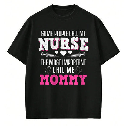 Funny Nurse Shirt, Nurse Unisex T-Shirt/Hoodie/Sweatshirt HLT00 - Proud Nurse And Loving Mommy Best Mom Hero Mother's Day Gift T-Shirt