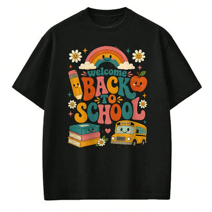 Best Student Shirt, Funny Back To School UnisexT-Shirt/Hoodie/Sweatshirt HLT00 - Welcome Back to School Rainbow Teacher Apparel First Day T-Shirt
