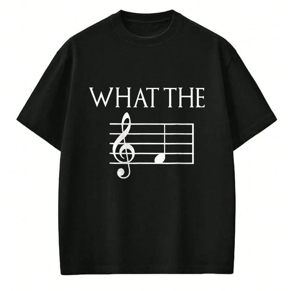 Guitar Lover Shirt, Funny Guitar UnisexT-Shirt/Hoodie/Sweatshirt HLT00 - What The F Musical Note T-Shirt