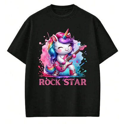 Guitar Lover Shirt, Funny Guitar UnisexT-Shirt/Hoodie/Sweatshirt HLT00 - Cute Unicorn Rock Star Guitar Rockin_ Music Singer T-Shirt