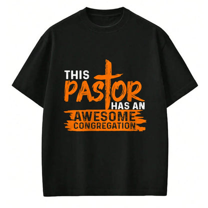 Best Wife Shirt, Wife and Husband Unisex T-Shirt/Hoodie/Sweatshirt HLT00 - Funny Pastor Appreciation Gift Men Christian Church Priest T-Shirt