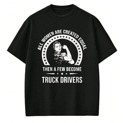 Best Truck Driver Life Shirt, Funny Trucker UnisexT-Shirt/Hoodie/Sweatshirt HLT00 - Truck Driver Shirts for Women  Truck Driver T-Shirt, Women, Olive Green, Large