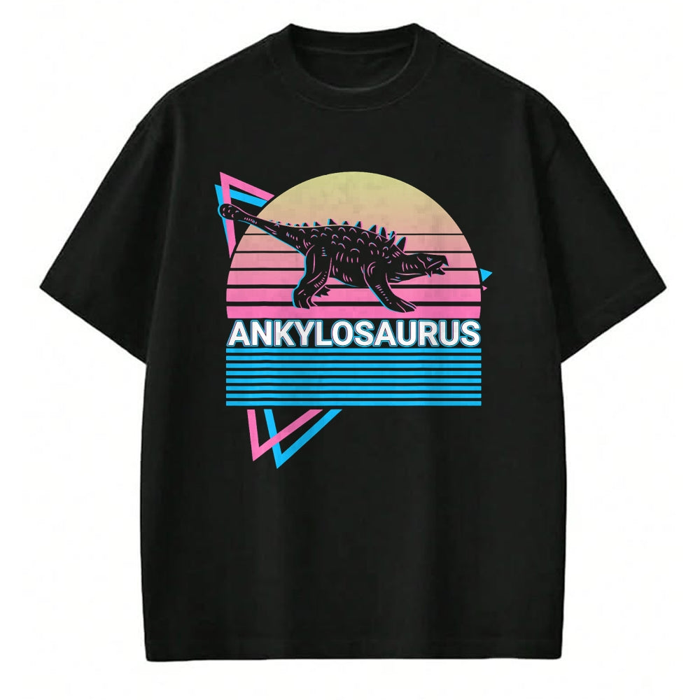Best Dinosaur Lover Shirt, Funny Dinosaur UnisexT-Shirt/Hoodie/Sweatshirt HLT00 - Ankylosaurus Dinosaur Retro T-Shirt