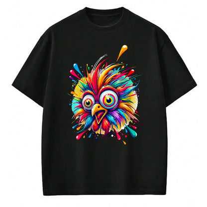 Best Farmer Life Shirt, Funny Farmer UnisexT-Shirt/Hoodie/Sweatshirt HLT00 - Colorful Crazy Chicken Farmer T-Shirt (1)