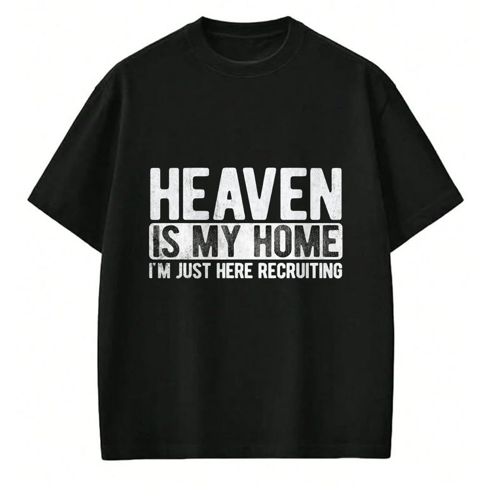 Christian Tee, Christian Faith Unisex T-Shirt/Hoodie/Sweatshirt HLT00 - Heaven Is My Home Christian Religious Jesus T-Shirt (1)