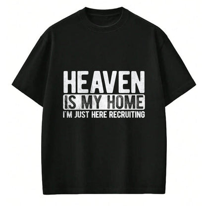 Christian Tee, Christian Faith Unisex T-Shirt/Hoodie/Sweatshirt HLT00 - Heaven Is My Home Christian Religious Jesus T-Shirt (1)