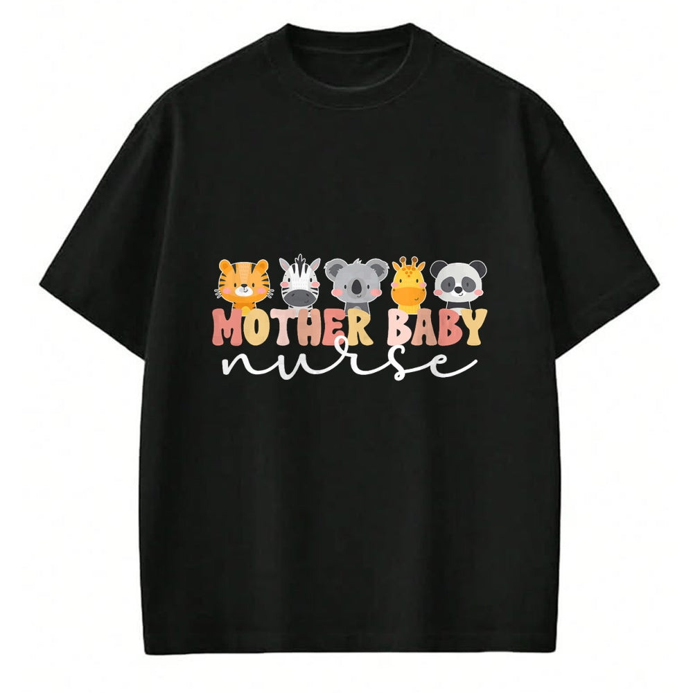 Funny Nurse Shirt, Nurse Unisex T-Shirt/Hoodie/Sweatshirt HLT00 - Mother Baby Nurse Boho Postpartum Nurse Mom Baby Nurse T-Shirt