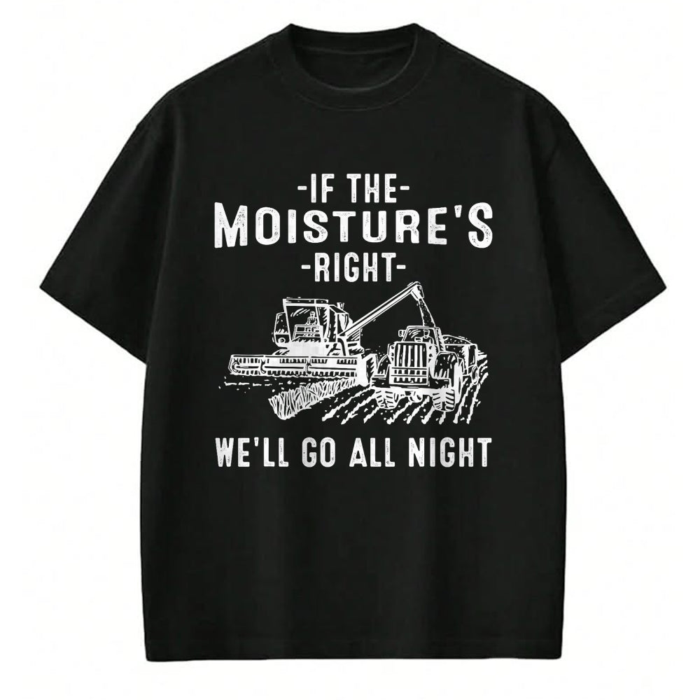 Best Farmer Life Shirt, Funny Farmer UnisexT-Shirt/Hoodie/Sweatshirt HLT00 - Cool If The Moisture's Right Farmer Gift Funny Farm Men T-Shirt (3)