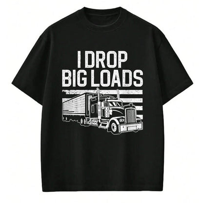Best Truck Driver Life Shirt, Funny Trucker UnisexT-Shirt/Hoodie/Sweatshirt HLT00 - Funny Trucker Design for Men Women Semi Truck Driver Lover T-Shirt, Men, Black, 3X-Large (1)