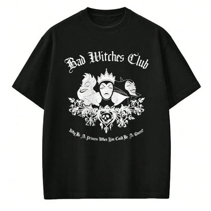 Best Wife Shirt, Wife and Husband Unisex T-Shirt/Hoodie/Sweatshirt HLT00 - Disney Villains Bad Witches Club Group Shot Vintage T-Shirt