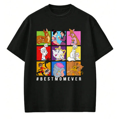 Gift for Mom Shirt, Funny Mom Unisex T-Shirt/Hoodie/Sweatshirt HLT00 - Disney Characters BestMomEver Mother_s Day T-Shirt
