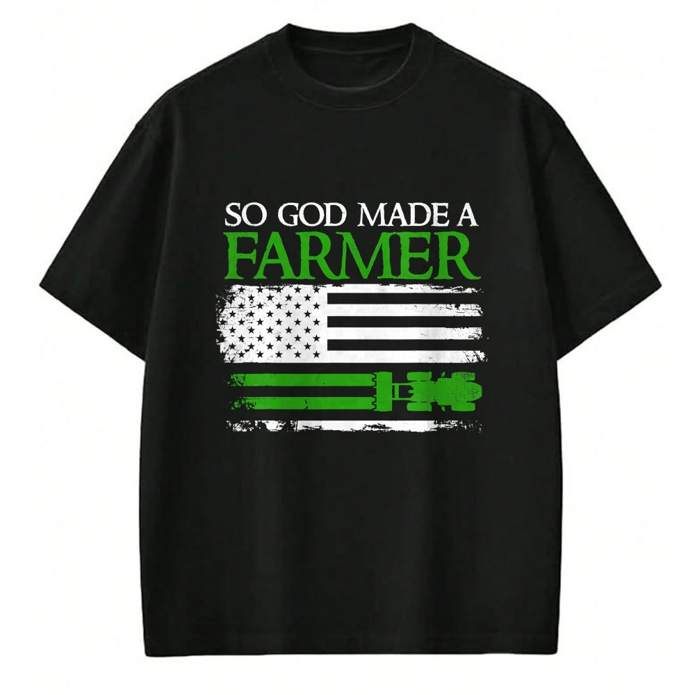 Best Farmer Life Shirt, Funny Farmer UnisexT-Shirt/Hoodie/Sweatshirt HLT00 - So God Made A Farmer, Farming Farmer T-Shirt