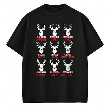 Funny Hunting Shirt, Gift For Hunting Lover Unisex T-Shirt/Hoodie/Sweatshirt HLT00 - Deer Hunting Gift Hunter of All Santa_s Reindeer T-Shirt
