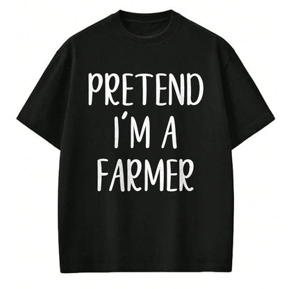 Best Farmer Life Shirt, Funny Farmer UnisexT-Shirt/Hoodie/Sweatshirt HLT00 - Pretend I'm A Farmer Costume Halloween Funny Easy Adult Kid T-Shirt