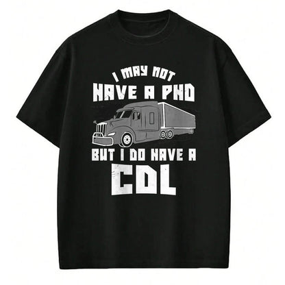 Best Truck Driver Life Shirt, Funny Trucker UnisexT-Shirt/Hoodie/Sweatshirt HLT00 - Funny Truck Driver Licence CDL Cargo Logbook Saying Gift T-Shirt