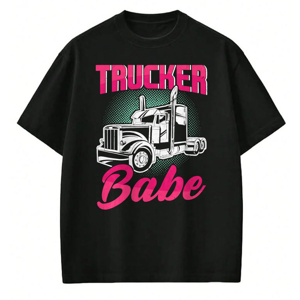 Best Truck Driver Life Shirt, Funny Trucker UnisexT-Shirt/Hoodie/Sweatshirt HLT00 - Trucker Babe Female Truck Driver Woman Trucker T-Shirt