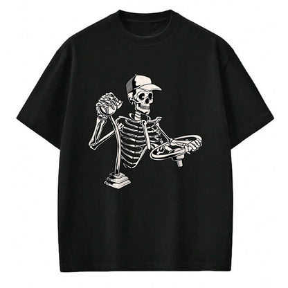 Best Truck Driver Life Shirt, Funny Trucker UnisexT-Shirt/Hoodie/Sweatshirt HLT00 - Skeleton Truck Driver - Funny Big Trucking Trucker T-Shirt
