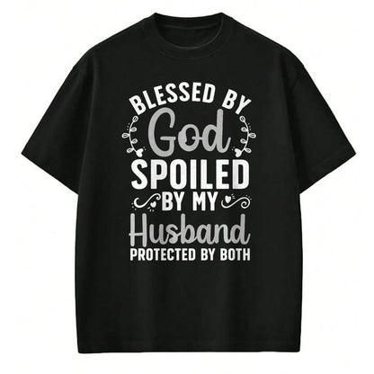 Best Wife Shirt, Wife and Husband Unisex T-Shirt/Hoodie/Sweatshirt HLT00 - Gift for wife T shirt, spoiled wife   Funny Spoiled Wife Art For Women Girls Husband Spoiled Wife Pr (19)