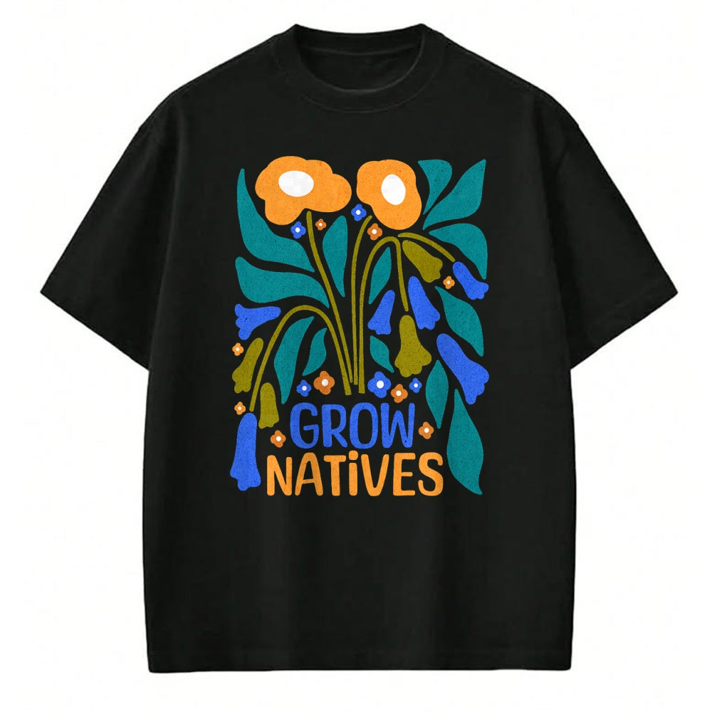Native American T-Shirts, Vintage Native American Unisex T-Shirt/Hoodie/Sweatshirt HLT00 - Grow Natives for Gardeners Who Grow Native Plants