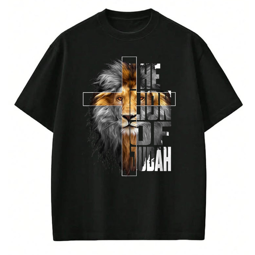 Christian Tee, Christian Faith Unisex T-Shirt/Hoodie/Sweatshirt HLT00 - Christian Religious Jesus The Lion Of Judah Easter Yeshua T-Shirt