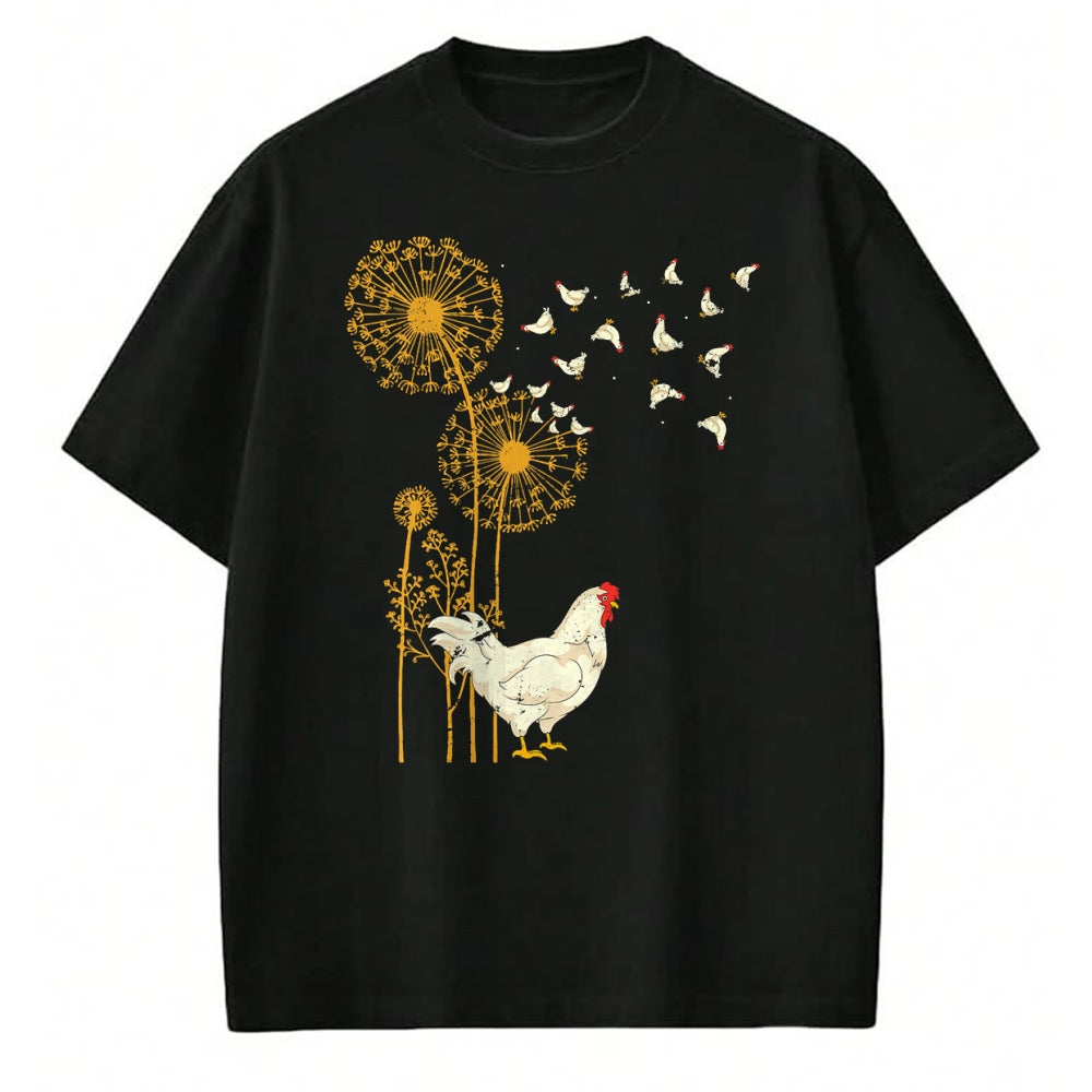 Best Farmer Life Shirt, Funny Farmer UnisexT-Shirt/Hoodie/Sweatshirt HLT00 - Farmer Poultry Bird Flower Farm Animal Dandelion Chicken T-Shirt Small