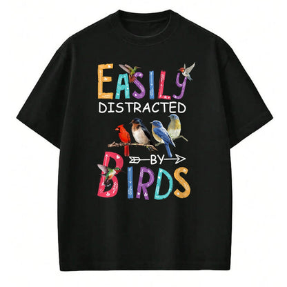 Best Thanksgiving Family Shirt , Funny Thanksgiving UnisexT-Shirt/Hoodie/Sweatshirt HLT00 - Easily Distracted by Birds Funny Bird T-Shirt Small
