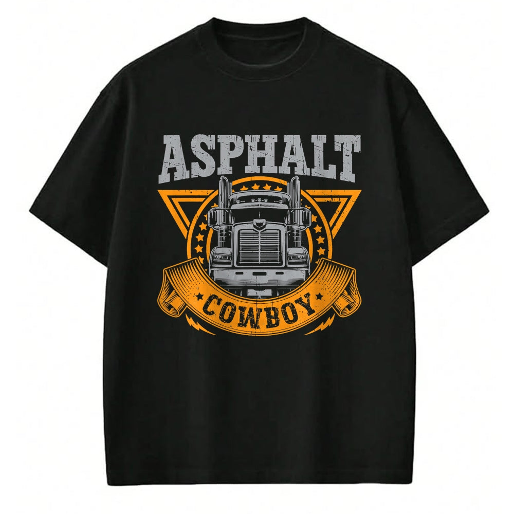 Best Truck Driver Life Shirt, Funny Trucker UnisexT-Shirt/Hoodie/Sweatshirt HLT00 - Asphalt Cowboy Cool Truck Driver Design Trucker T-Shirt (4)