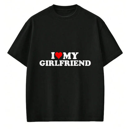 Best Wife Shirt, Wife and Husband Unisex T-Shirt/Hoodie/Sweatshirt HLT00 - I Love My Hot Girlfriend I Heart My Hot Girlfriend GF T-Shirt (2)
