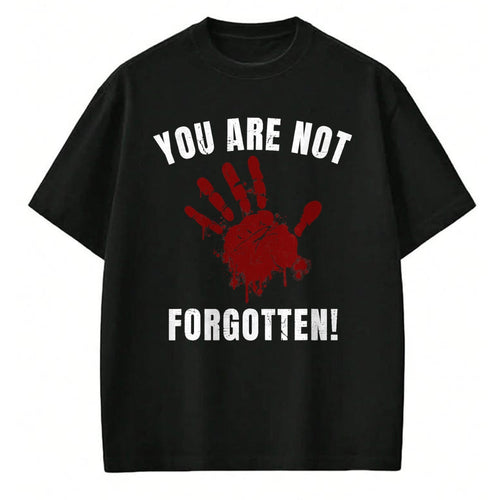 Native American T-Shirts, Vintage Native American Unisex T-Shirt/Hoodie/Sweatshirt HLT00 - You Are Not Forgotten I Native American Women MMIW Awareness