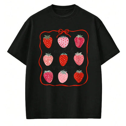 Best Teacher Shirt, Funny Teacher UnisexT-Shirt/Hoodie/Sweatshirt HLT00 - Preschool is My Jam Strawberry Teacher First Day of School T-Shirt
