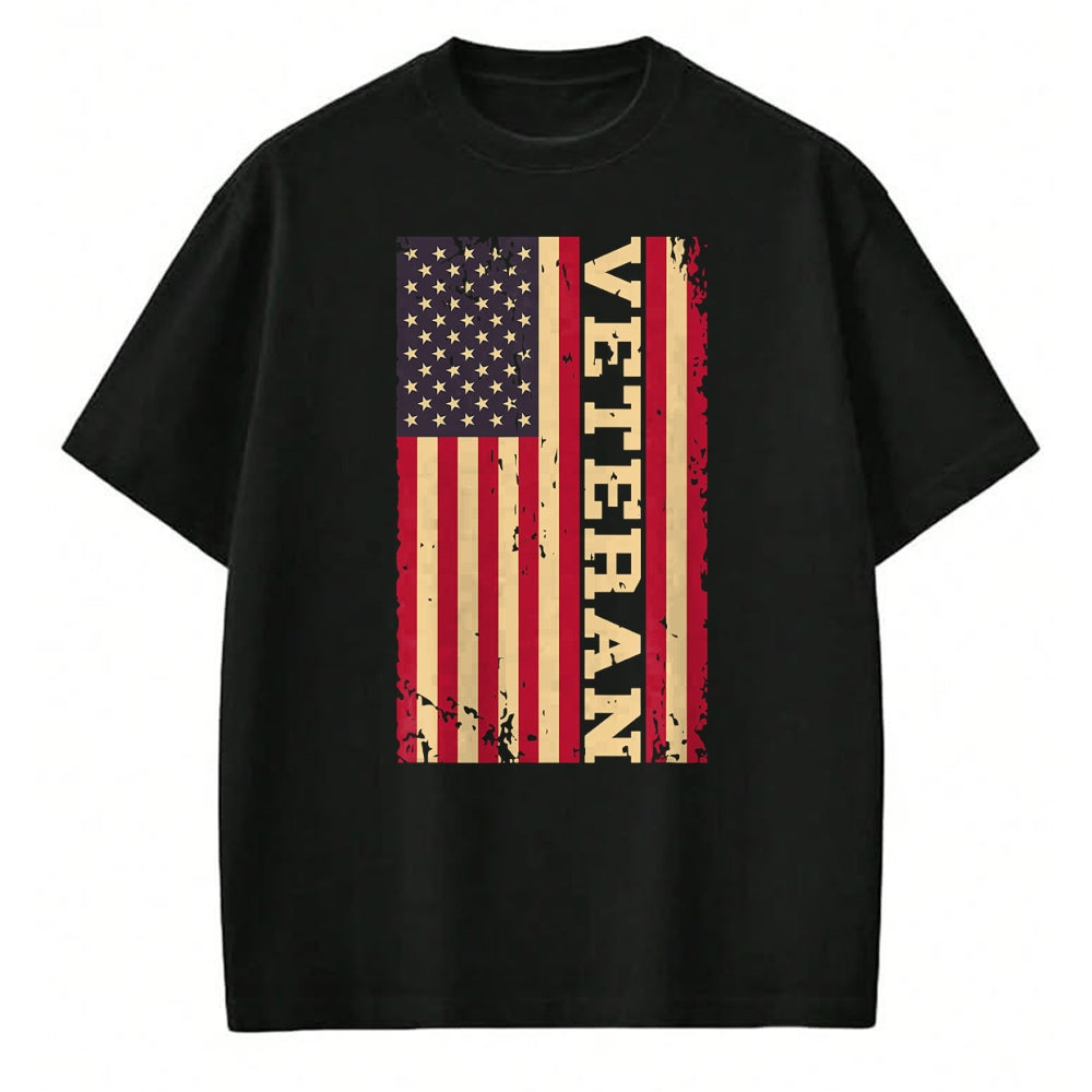 Proud Veteran Shirt, Funny Veteran UnisexT-Shirt/Hoodie/Sweatshirt HLT00 - Veteran Veterans Day USA United States America American Flag T-Shirt (1)