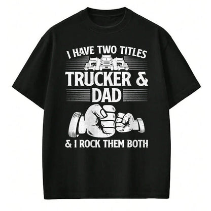 Best Truck Driver Life Shirt, Funny Trucker UnisexT-Shirt/Hoodie/Sweatshirt HLT00 - Funny Truck Driver Art Dad Trucker Men Truck Driving Lover T-Shirt, Men, Black, 3X-Large