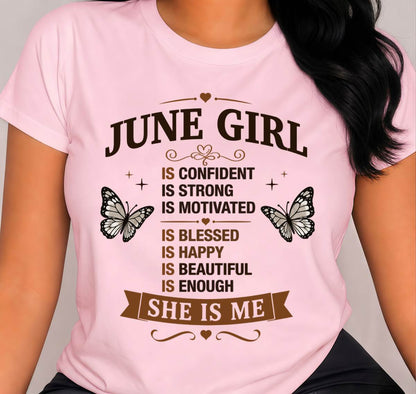JUNE GIRL – FAITH, STRENGTH & BEAUTY - FOR WOMEN - TLEE06 (SKU2605-378-06)