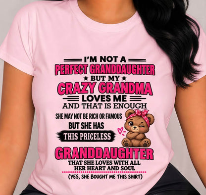GRANDMA & PRICELESS GRANDDAUGHTER - FROM GRANDMA - TLEE00 (SKU2609-124-00)